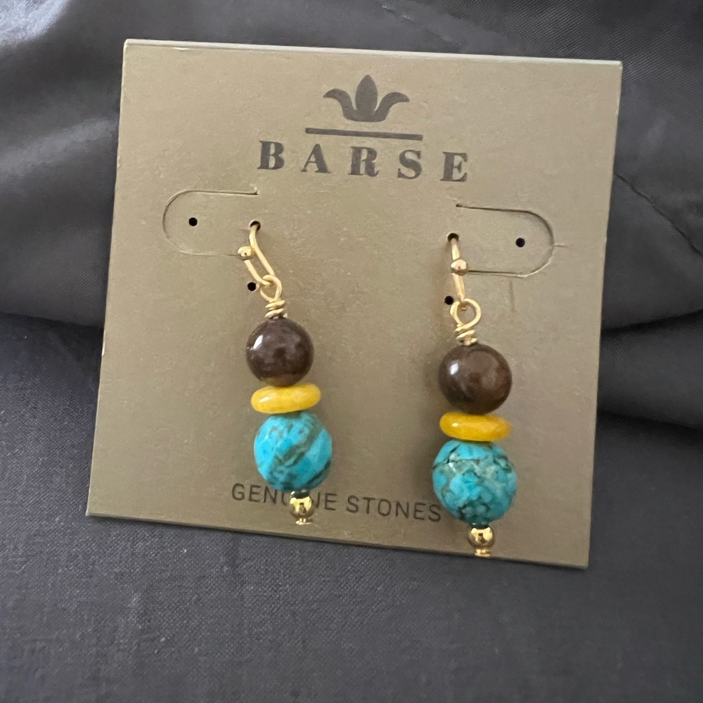 NWT Semi-precious earrings